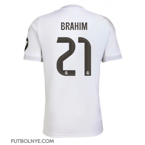 Camiseta Real Madrid Brahim Diaz #21 Primera Equipación 2025-26 manga corta